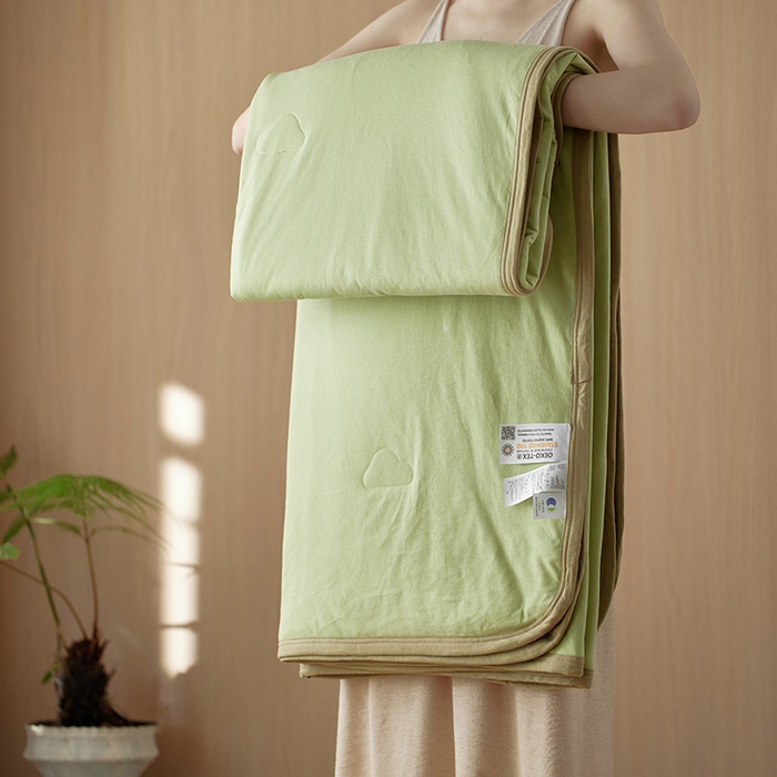 91家纺网 家纺一手货源 找家纺 （总）风向标家纺 2026新款全棉云感针织棉双拼夏被夏凉被空调被