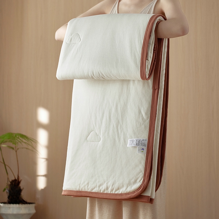 91家纺网 家纺一手货源 找家纺 （总）风向标家纺 2026新款全棉云感针织棉双拼夏被夏凉被空调被