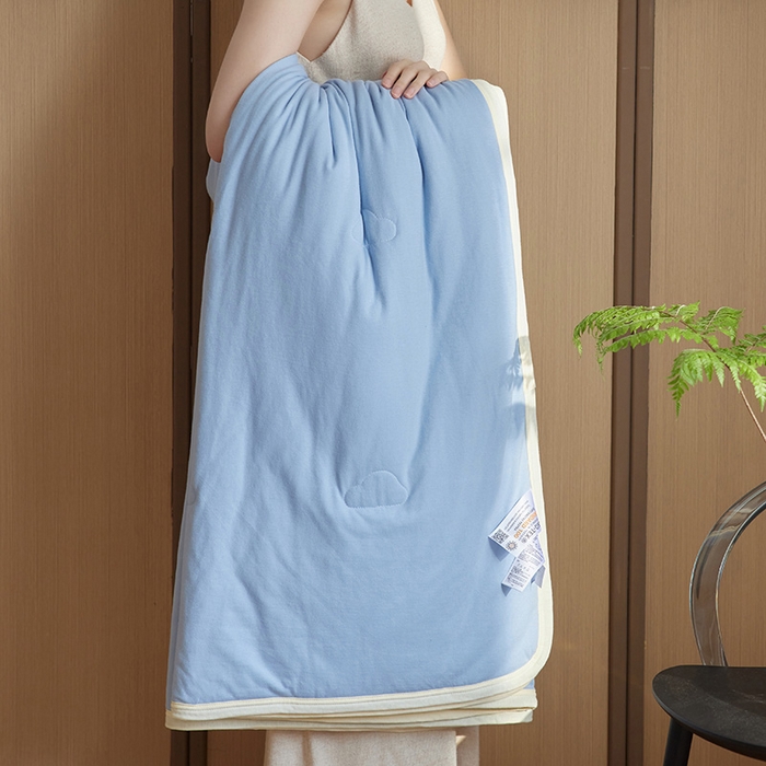 91家纺网 家纺一手货源 找家纺 （总）风向标家纺 2026新款全棉云感针织棉双拼夏被夏凉被空调被