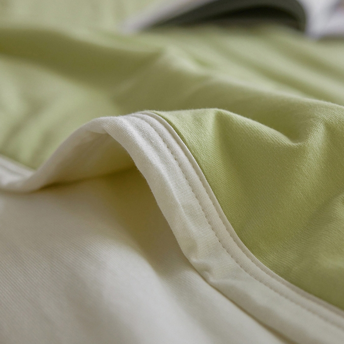 91家纺网 家纺一手货源 找家纺 风向标家纺 2026新款全棉云感针织棉双拼夏被夏凉被空调被 白茶双拼（爆款色）