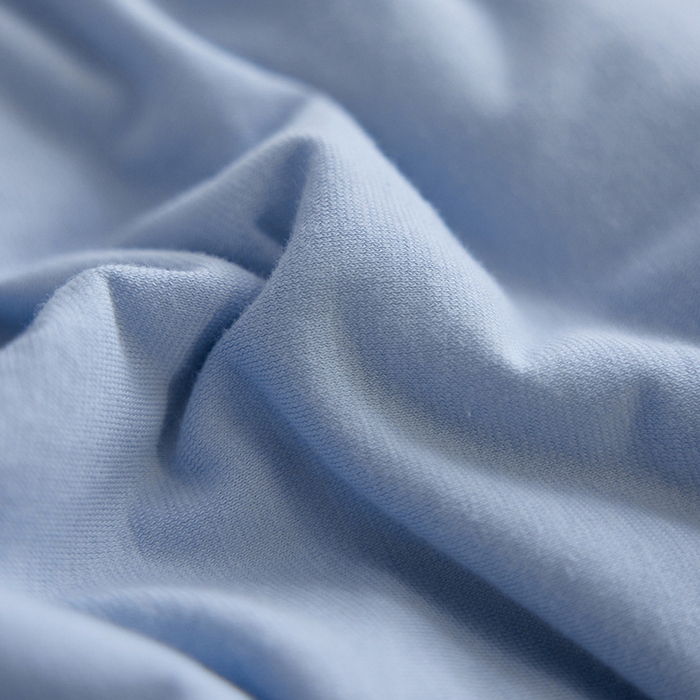 91家纺网 家纺一手货源 找家纺 风向标家纺 2026新款全棉云感针织棉双拼夏被夏凉被空调被 婴儿蓝双拼