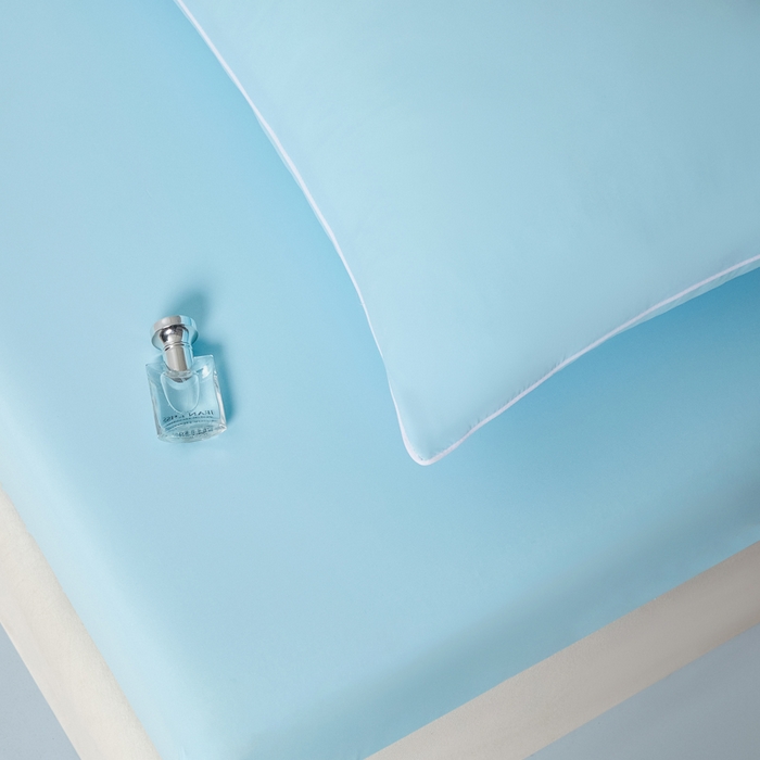 91家纺网 家纺一手货源 找家纺 （总）鑫琪莱家纺 2026新款锦氨凉感床笠三件套Yoga系列