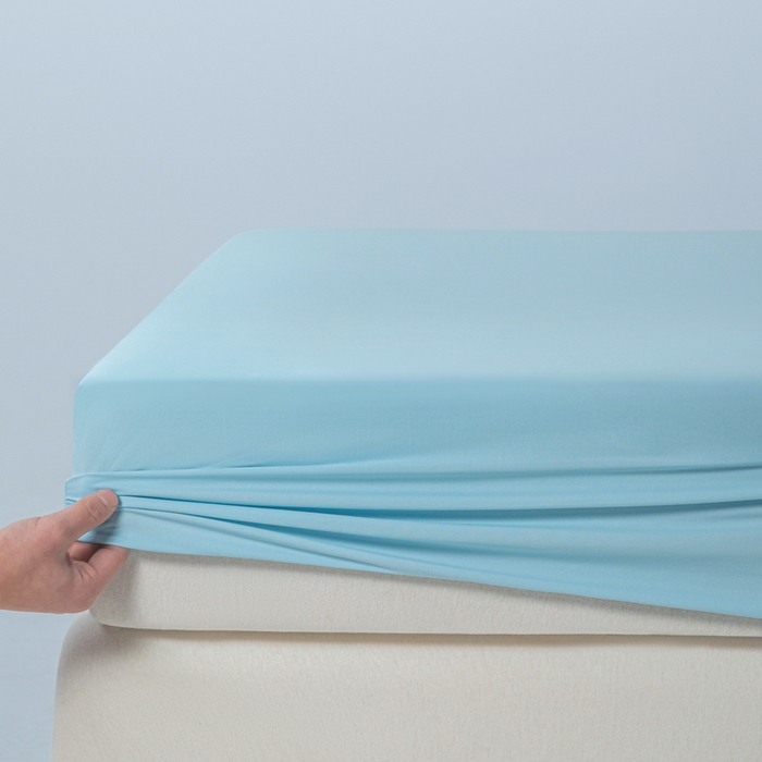 91家纺网 家纺一手货源 找家纺 （总）鑫琪莱家纺 2026新款锦氨凉感床笠三件套Yoga系列