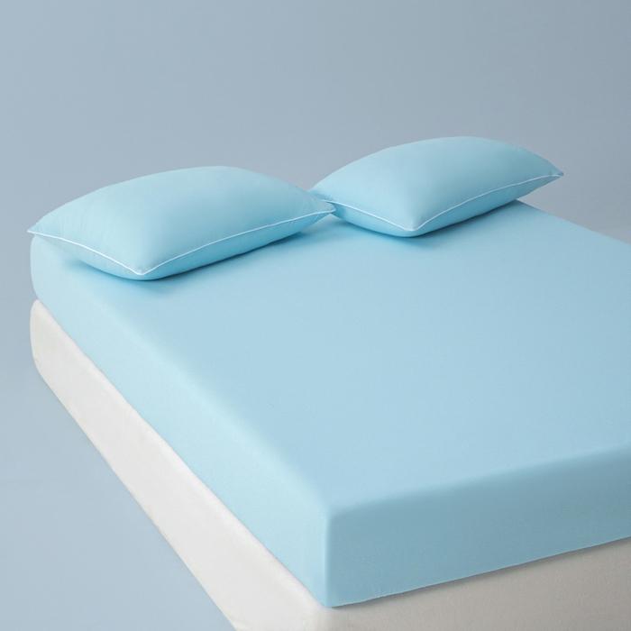 91家纺网 家纺一手货源 找家纺 （总）鑫琪莱家纺 2026新款锦氨凉感床笠三件套Yoga系列