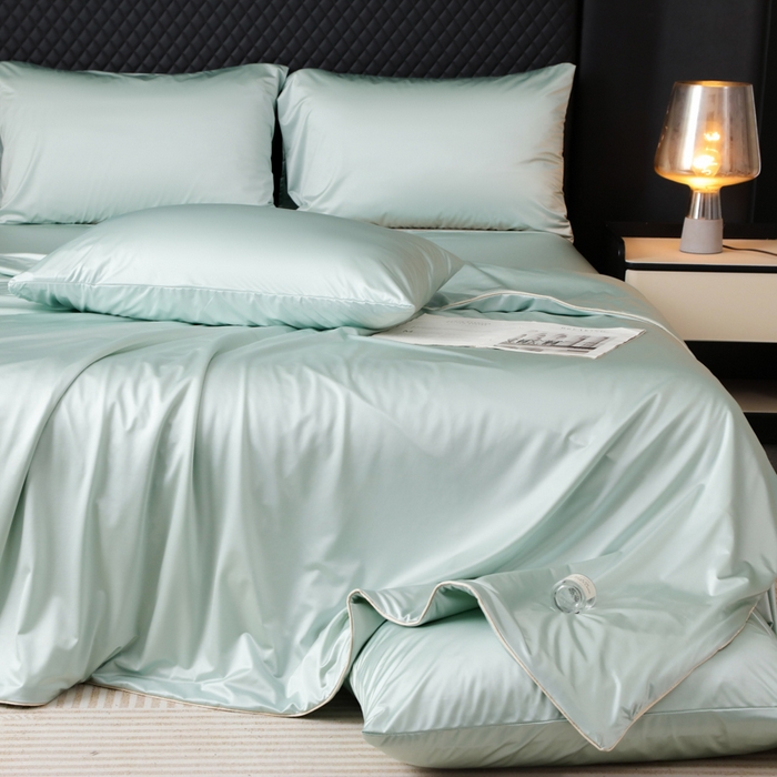 91家纺网 家纺一手货源 找家纺 （总）爱彼家纺 2026新款高端流锻水光夏被冰肌锦氨A类夏被夏凉被空调被（超亲肤）