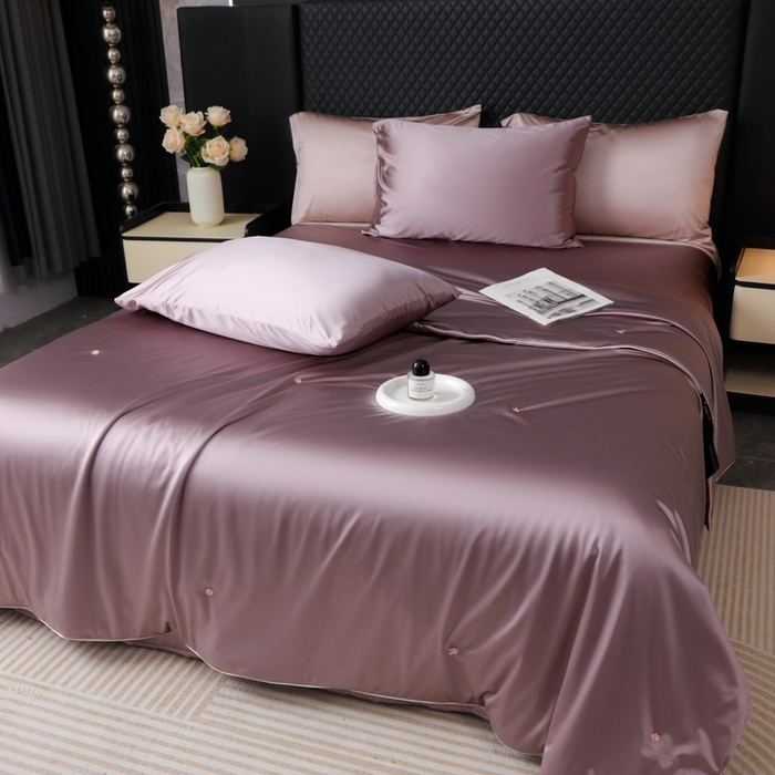 91家纺网 家纺一手货源 找家纺 （总）爱彼家纺 2026新款高端流锻水光夏被冰肌锦氨A类夏被夏凉被空调被（超亲肤）