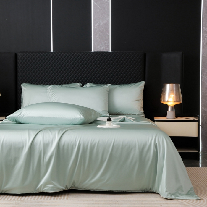 91家纺网 家纺一手货源 找家纺 爱彼家纺 2026新款高端流锻水光夏被冰肌锦氨A类夏被夏凉被空调被（超亲肤） 冰肌水绿