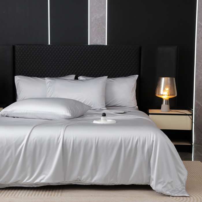 91家纺网 家纺一手货源 找家纺 爱彼家纺 2026新款高端流锻水光夏被冰肌锦氨A类夏被夏凉被空调被（超亲肤） 银月天丝灰