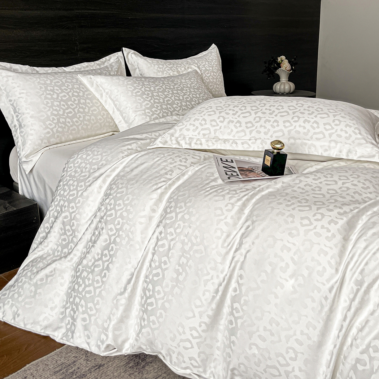 91家纺网 家纺一手货源 找家纺 （总）逸尚阁 2026新款水洗真丝提花四件套