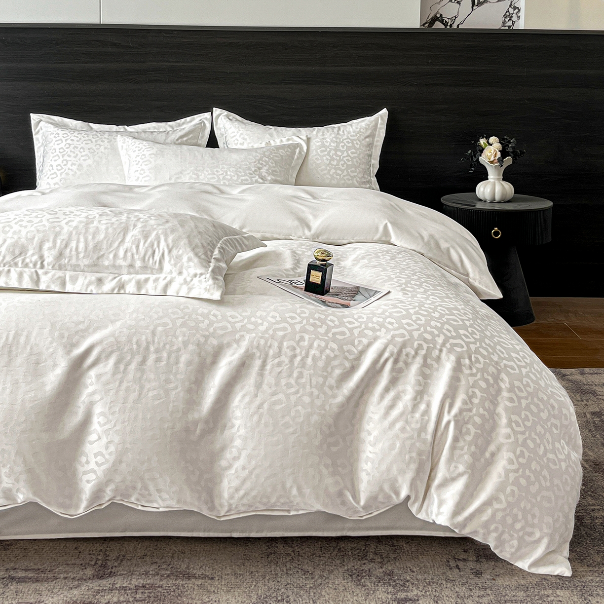 91家纺网 家纺一手货源 找家纺 （总）逸尚阁 2026新款水洗真丝提花四件套