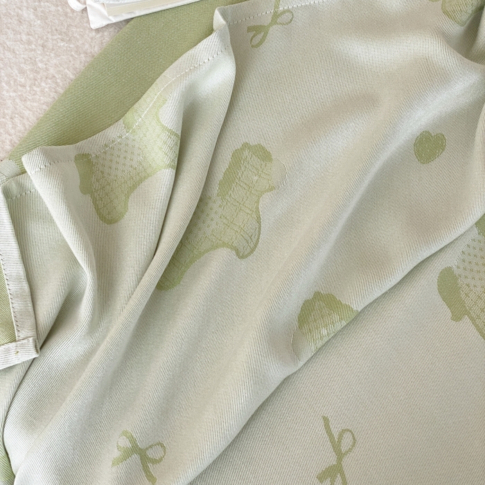 91家纺网 家纺一手货源 找家纺 麻依 2026新款竹纤维单层毛巾被盖毯夏凉被冷感毯 小马-绿色