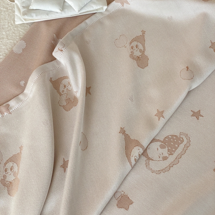 91家纺网 家纺一手货源 找家纺 麻依 2026新款竹纤维单层毛巾被盖毯夏凉被冷感毯 竹星宝-驼色