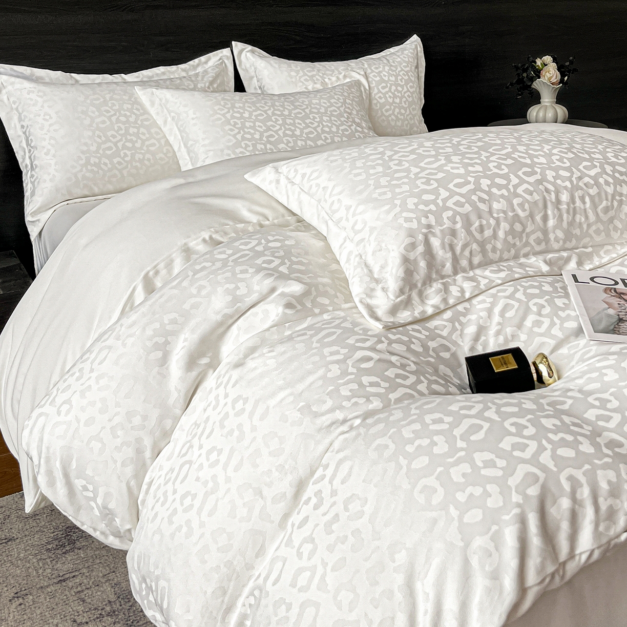 91家纺网 家纺一手货源 找家纺 （总）逸尚阁 2026新款水洗真丝提花四件套