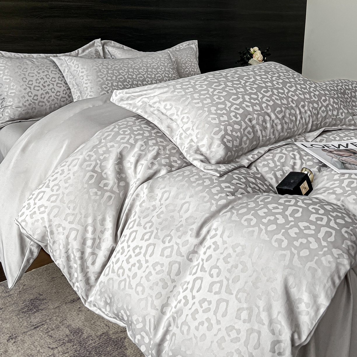 91家纺网 家纺一手货源 找家纺 （总）逸尚阁 2026新款水洗真丝提花四件套