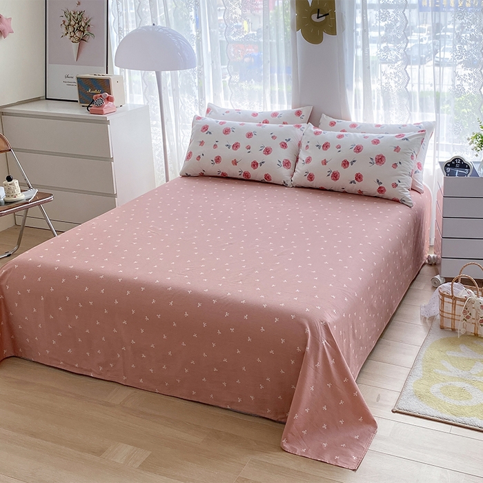 91家纺网 家纺一手货源 找家纺 宇彬家纺 2026直播新款13372A类全棉纯棉印花单双人被套喷气小清新简约热款学生被罩 等风来