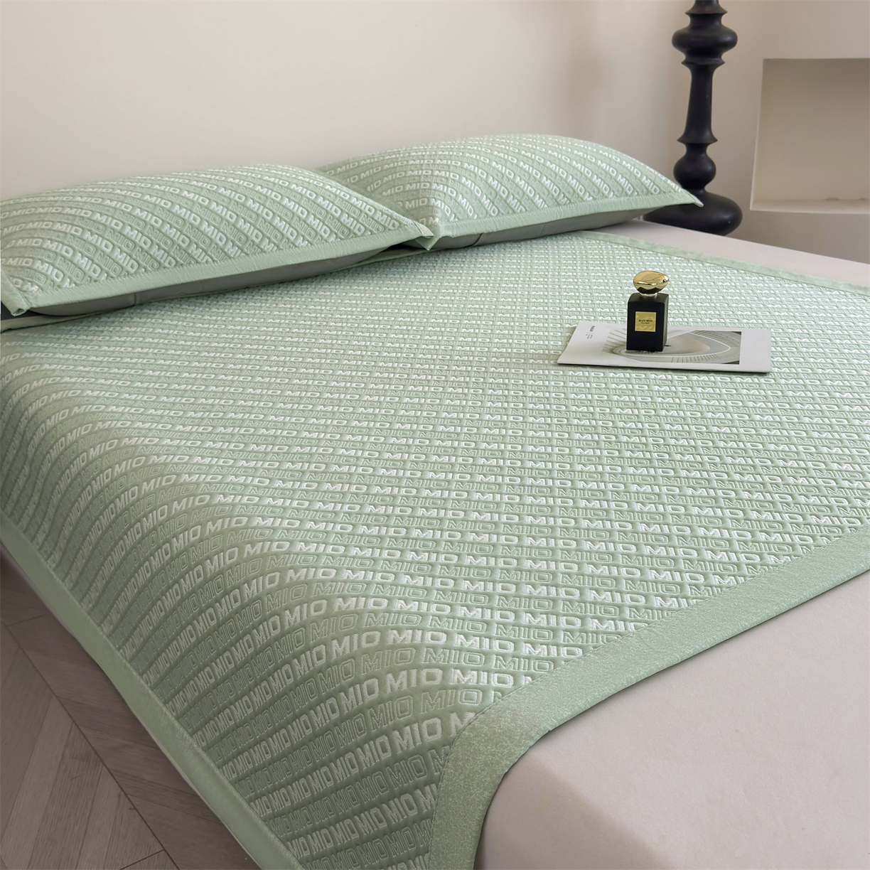 91家纺网 家纺一手货源 找家纺 （总）源舍家纺 2026新款A类高端pe双面乙纶冰豆豆凉席空调软席摩登MIO系列（提供买家秀）