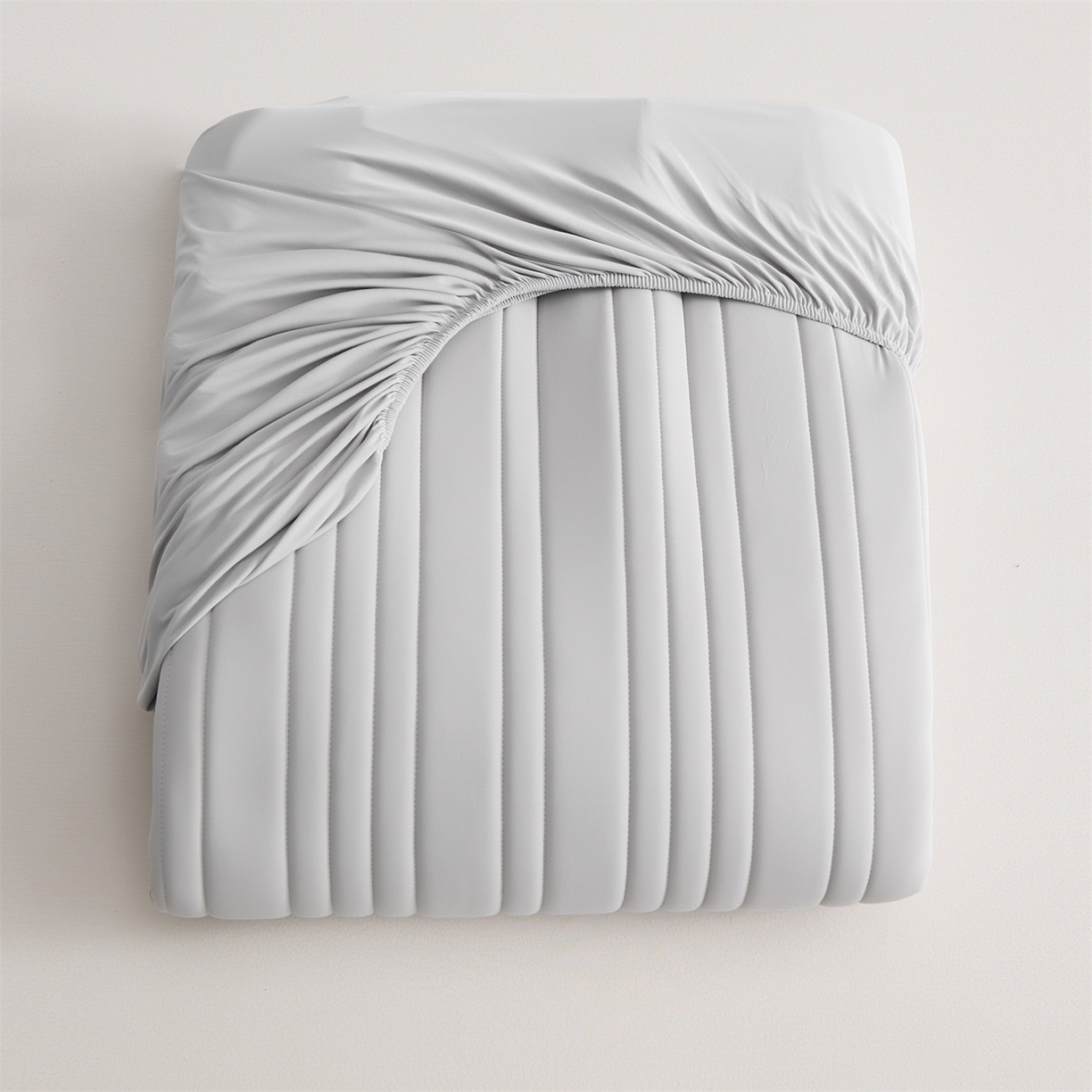 91家纺网 家纺一手货源 找家纺 唯爱品 2026新款星球凉感夏凉垫床笠款 星球凉感垫 浅灰