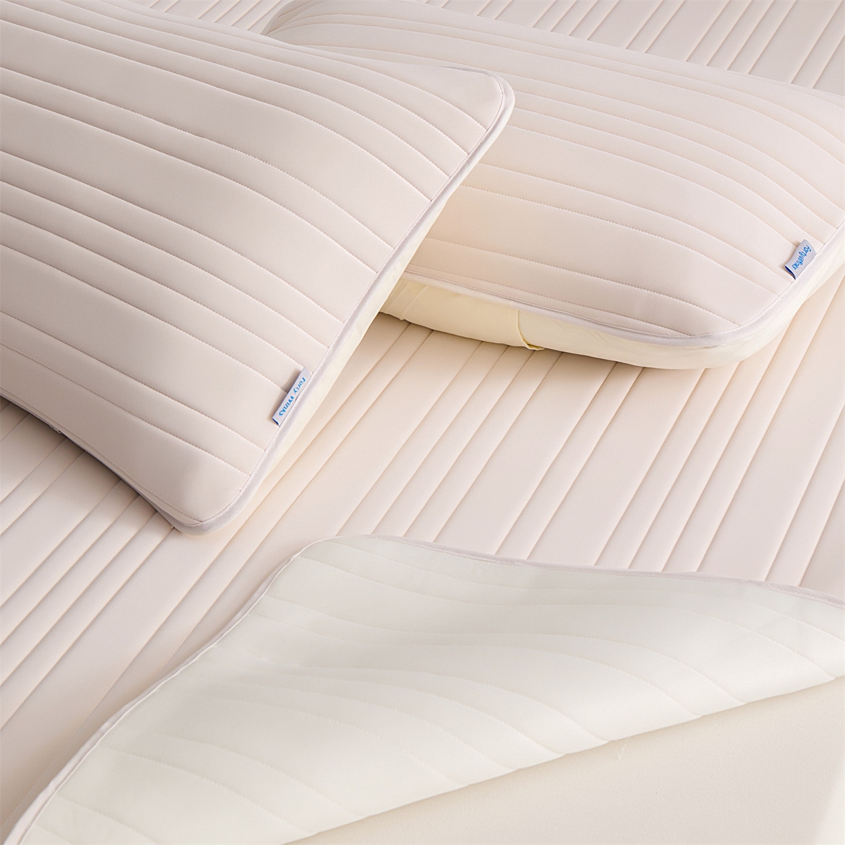 91家纺网 家纺一手货源 找家纺 唯爱品 2026新款星球凉感夏凉垫床笠款 星球凉感垫 浅粉