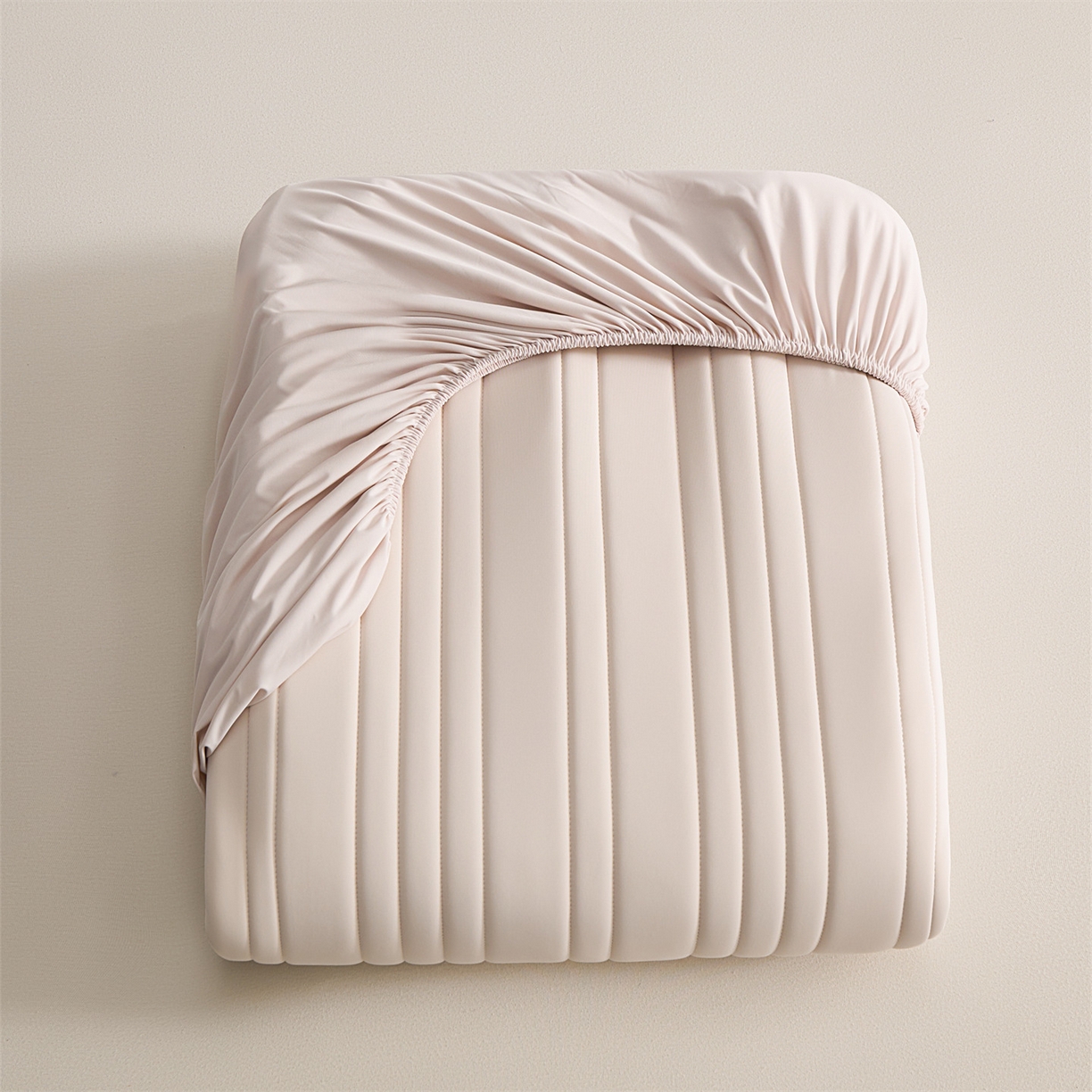 91家纺网 家纺一手货源 找家纺 唯爱品 2026新款星球凉感夏凉垫床笠款 星球凉感垫 浅粉