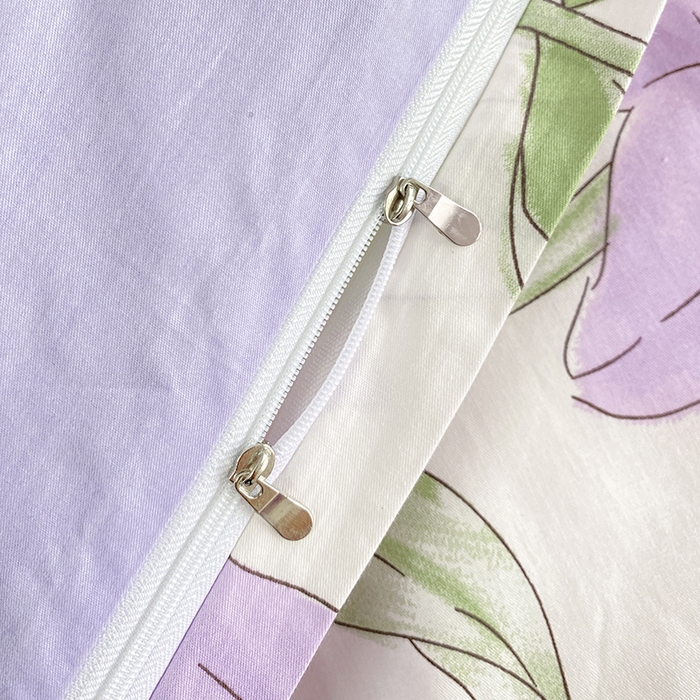 91家纺网 家纺一手货源 找家纺 宇彬家纺 2026直播新款13372A类全棉纯棉印花单双人被套喷气小清新简约热款学生被罩 春日来信