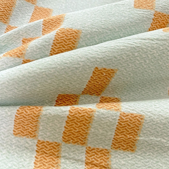 91家纺网 家纺一手货源 找家纺 畅畅家纺 2026新款A类水洗棉麻双层纱夏被夏凉被空调被四件套 长方格