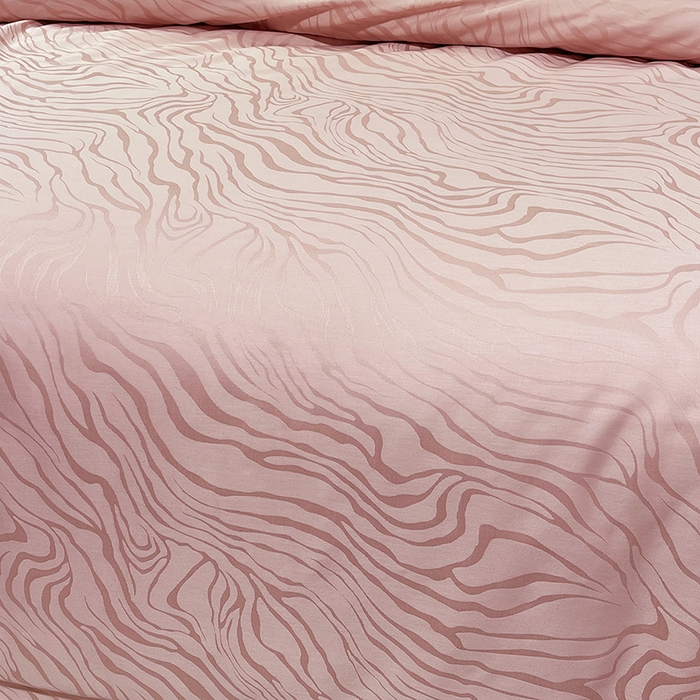 91家纺网 家纺一手货源 找家纺 畅畅家纺 2026新款高档100支长绒棉高定提花夹棉床盖纯色四件套 雅颂-粉