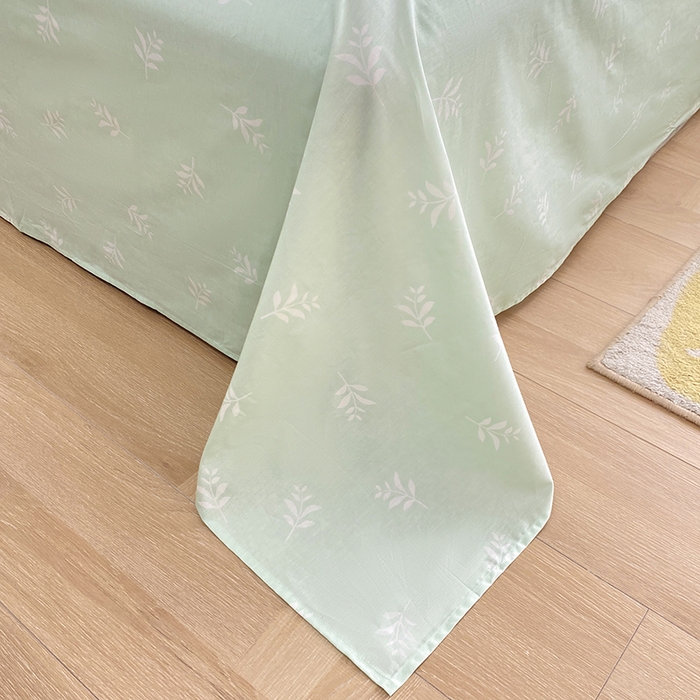 91家纺网 家纺一手货源 找家纺 宇彬家纺 2026直播新款13372A类全棉纯棉印花单双人被套喷气小清新简约热款学生被罩 朵朵飘香