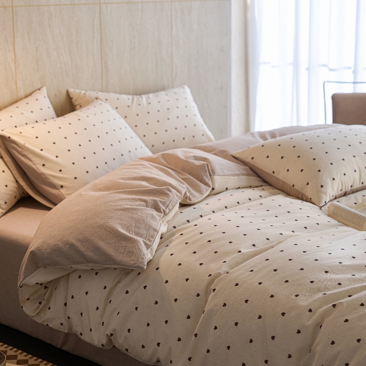 91家纺网 家纺一手货源 找家纺 （总）亿梵家居 2026春夏新款A类棉麻印花四件套