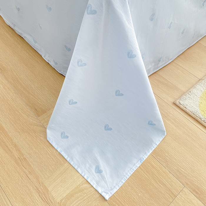 91家纺网 家纺一手货源 找家纺 宇彬家纺 2026直播新款13372A类全棉纯棉印花单双人被套喷气小清新简约热款学生被罩 维西兔