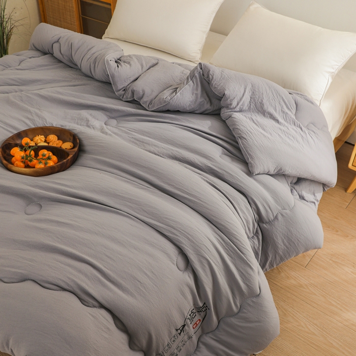 91家纺网 家纺一手货源 找家纺 （总）玉相逢 2026新款供直播水洗棉大豆纤维春秋被夏被子被芯