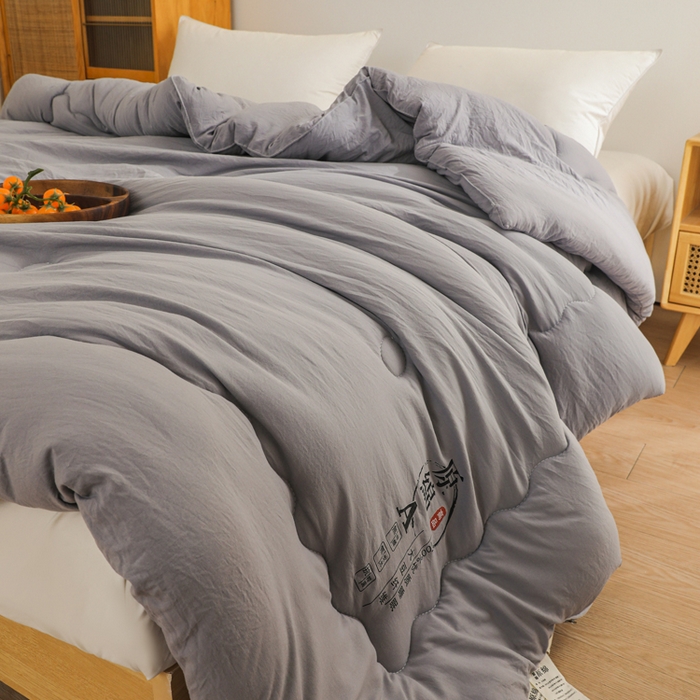 91家纺网 家纺一手货源 找家纺 （总）玉相逢 2026新款供直播水洗棉大豆纤维春秋被夏被子被芯