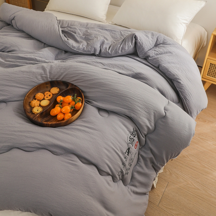 91家纺网 家纺一手货源 找家纺 （总）玉相逢 2026新款供直播水洗棉大豆纤维春秋被夏被子被芯