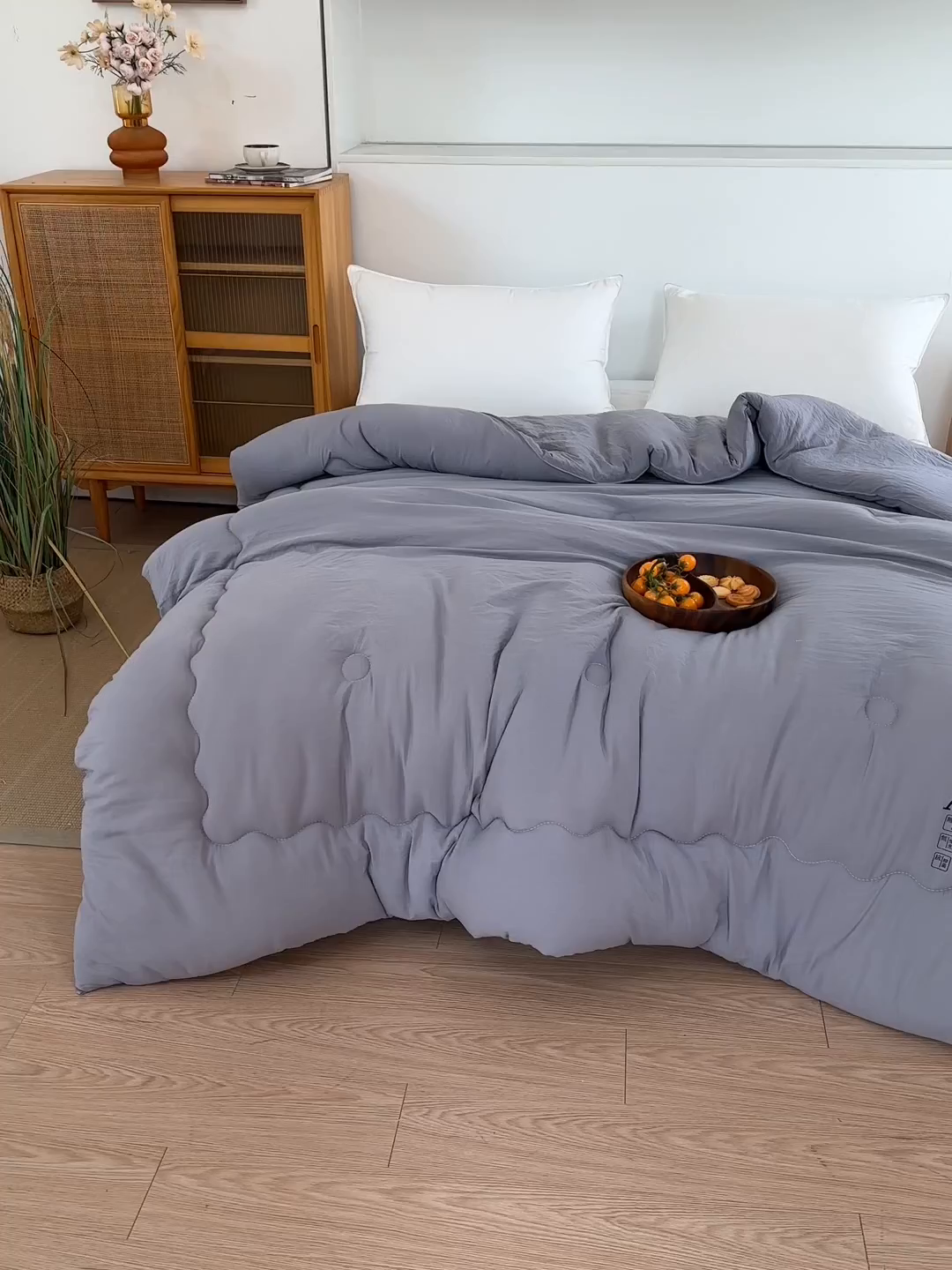 91家纺网 家纺一手货源 找家纺 （总）玉相逢 2026新款供直播水洗棉大豆纤维春秋被夏被子被芯