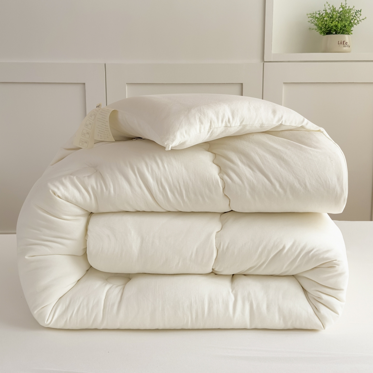 91家纺网 家纺一手货源 找家纺 玉相逢 2026新款A类原棉无染大豆纤维被子被芯 原棉-白色