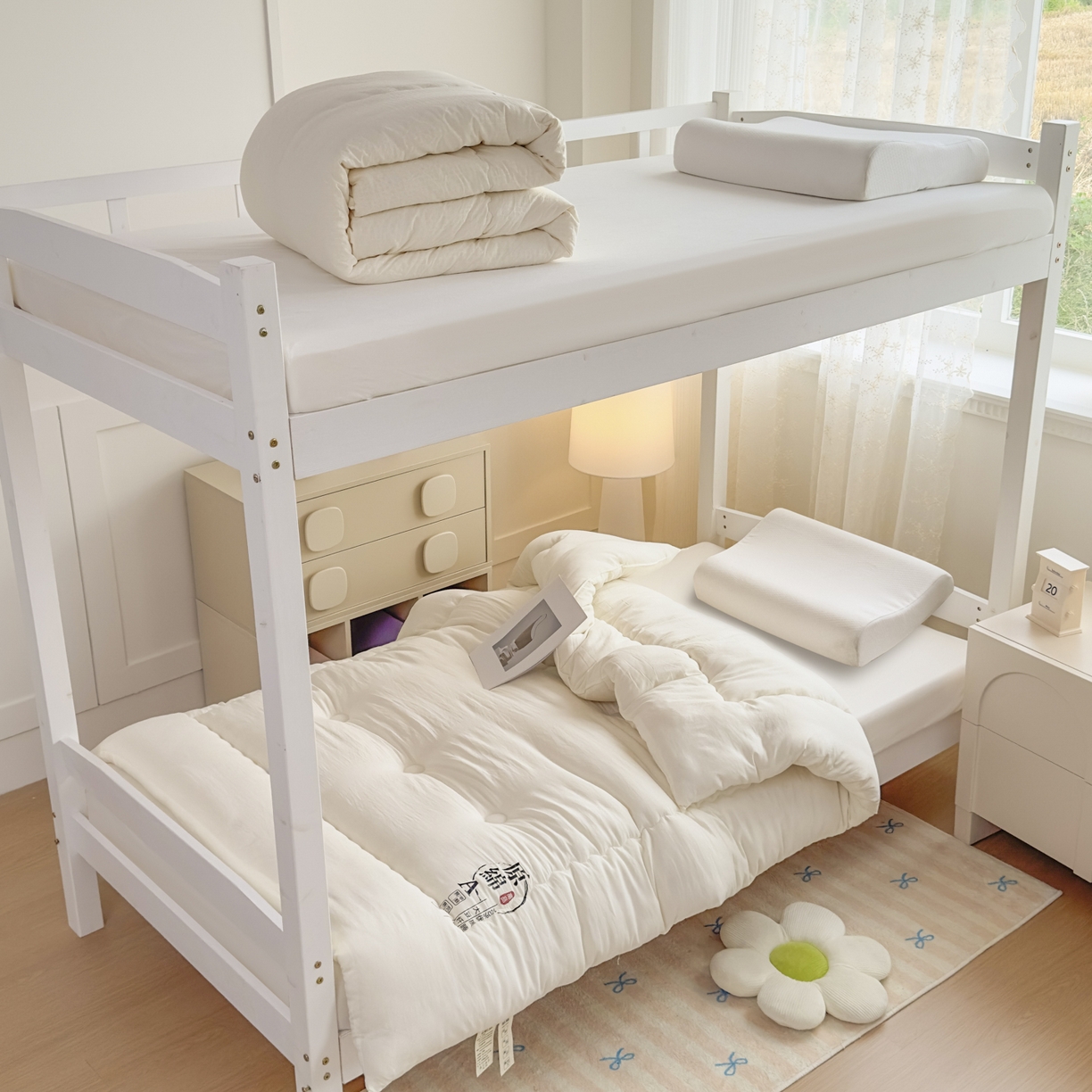 91家纺网 家纺一手货源 找家纺 玉相逢 2026新款A类原棉无染大豆纤维被子被芯 原棉-白色