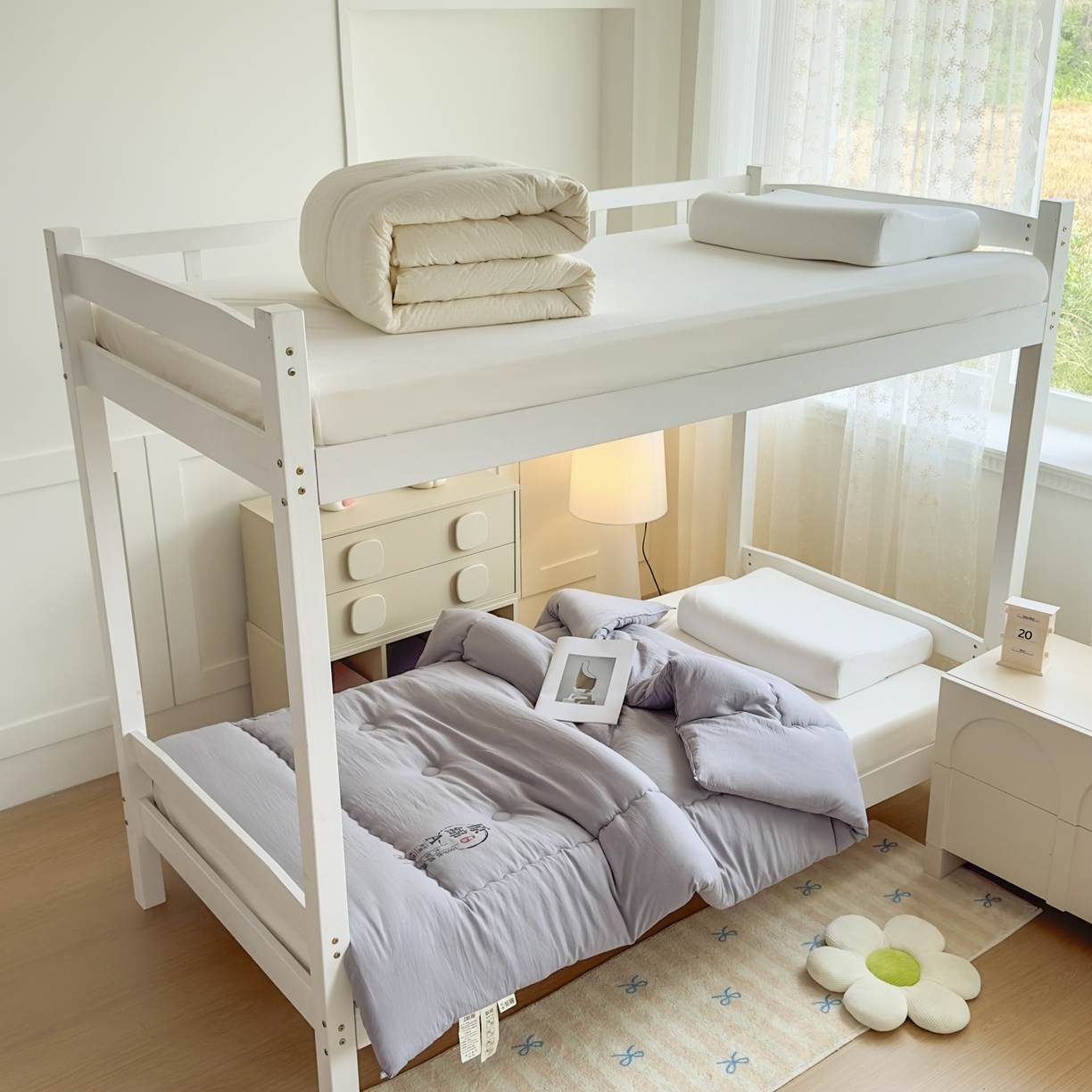 91家纺网 家纺一手货源 找家纺 玉相逢 2026新款A类原棉无染大豆纤维被子被芯 原棉-灰色