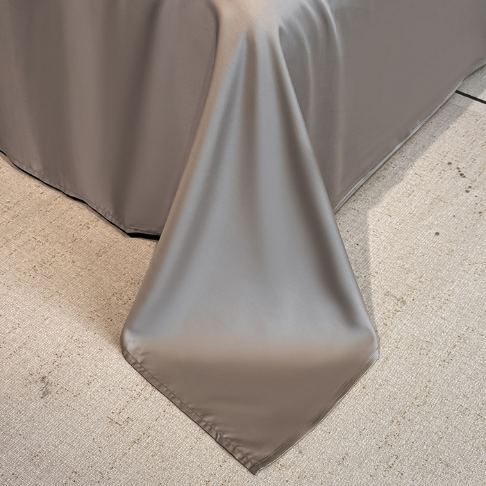 91家纺网 家纺一手货源 找家纺 苏源家居 2026新款轻奢水洗天丝刺绣拼接浮雕夏被夏凉被空调被四件套-梦境 梦境-浅灰