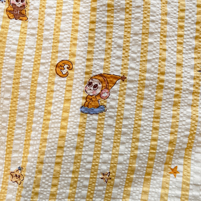 91家纺网 家纺一手货源 找家纺 一比一家纺 2026春夏新款三角针泡芙纱夏被夏凉被空调被四件套 三角针夏被-哈喽星人