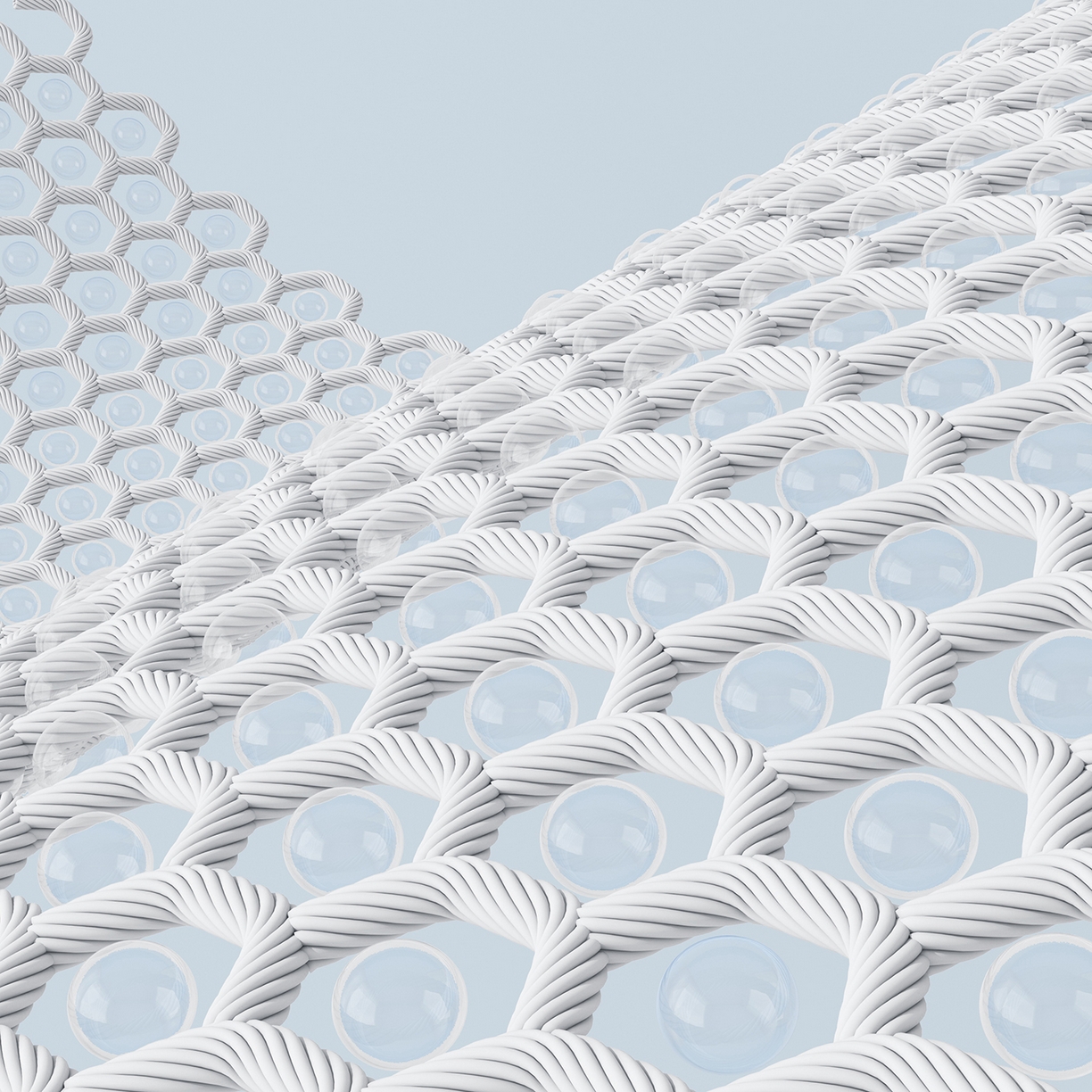 91家纺网 家纺一手货源 找家纺 曼陀罗 2026新款海洋丝凉感冰咖方格凉席-平铺款 冰川灰