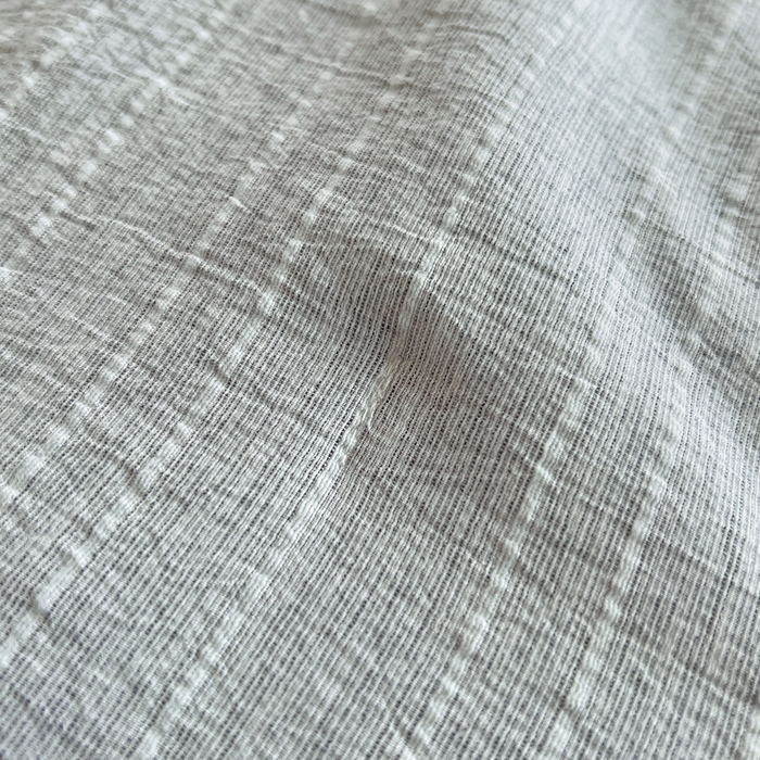 91家纺网 家纺一手货源 找家纺 库里梦家纺 2026春夏新款色织提花棉麻夏被夏凉被空调被四件套 贴标款条纹-灰