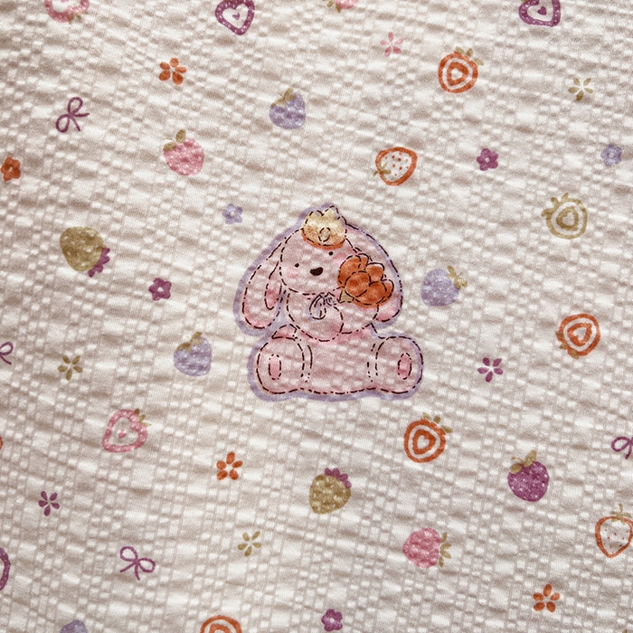 91家纺网 家纺一手货源 找家纺 一比一家纺 2026春夏新款三角针泡芙纱夏被夏凉被空调被四件套 三角针夏被-小黄鸭