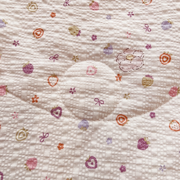 91家纺网 家纺一手货源 找家纺 一比一家纺 2026春夏新款三角针泡芙纱夏被夏凉被空调被四件套 三角针夏被-小黄鸭