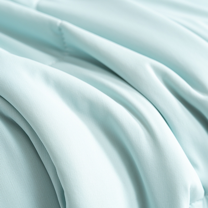 91家纺网 家纺一手货源 找家纺 CINNY馨宜 2026春夏新款瓜瓜锦氨凉感夏被夏凉被空调被 云水蓝