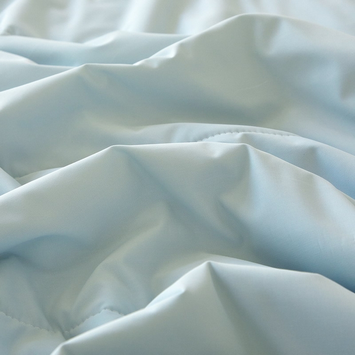 91家纺网 家纺一手货源 找家纺 库里梦家纺 2026新款A类母婴级冰肤凉感夏被锦氨双面凉皮皮夏凉被 凉皮皮-蓝