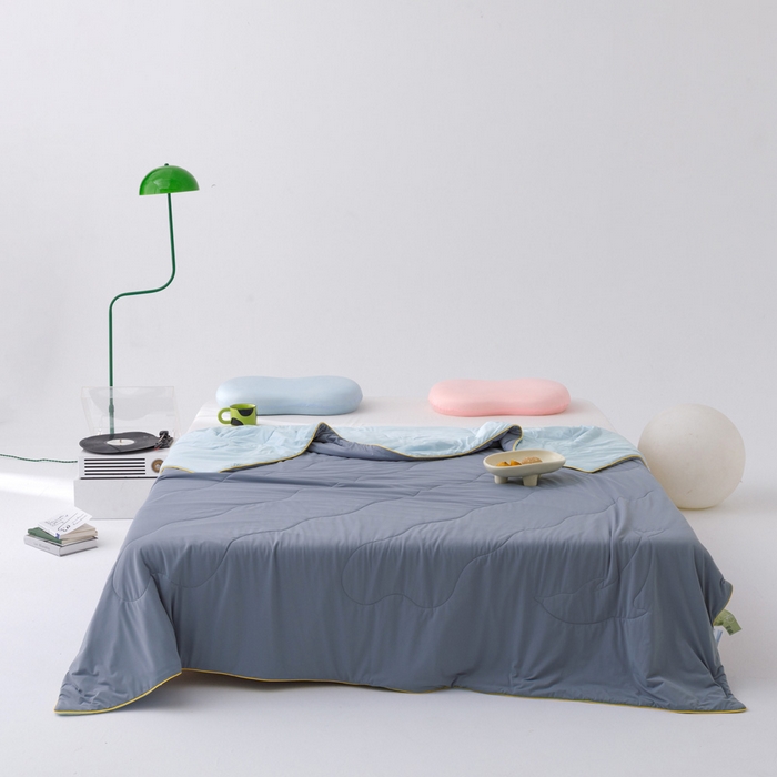 91家纺网 家纺一手货源 找家纺 （总）CINNY馨宜 2026新款A类180g高克重锦氨凉感 冷布丁凉感防蚊即刻凉感夏被