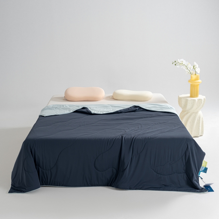 CINNY馨宜 2026新款A类180g高克重锦氨凉感 冷布丁凉感防蚊即刻凉感夏被 深睡蓝