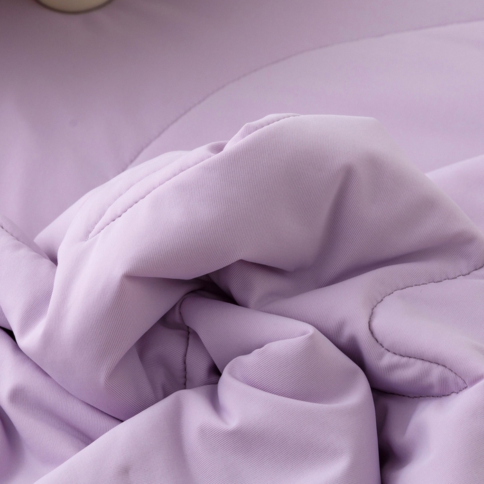 91家纺网 家纺一手货源 找家纺 CINNY馨宜 2026新款A类180g高克重锦氨凉感 冷布丁凉感防蚊即刻凉感夏被 萝兰紫