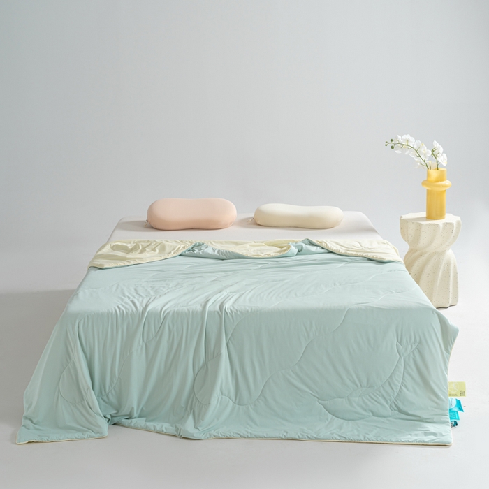 CINNY馨宜 2026新款A类180g高克重锦氨凉感 冷布丁凉感防蚊即刻凉感夏被 凉感蓝