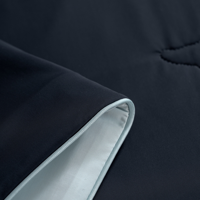 91家纺网 家纺一手货源 找家纺 CINNY馨宜 2026新款A类180g高克重锦氨凉感 冷布丁凉感防蚊即刻凉感夏被 深睡蓝