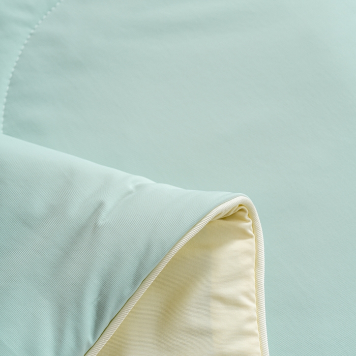 91家纺网 家纺一手货源 找家纺 CINNY馨宜 2026新款A类180g高克重锦氨凉感 冷布丁凉感防蚊即刻凉感夏被 凉感蓝